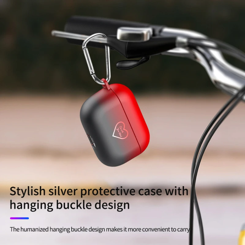 Цветной жесткий защитный чехол из поликарбоната для Airpods Pro 3 гарнитуры зарядки