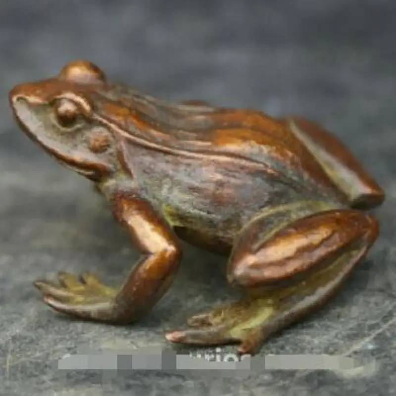 

Уникальная китайская Бронзовая талисман-лягушка, соответствующая хорошему вкусу, 57 мм