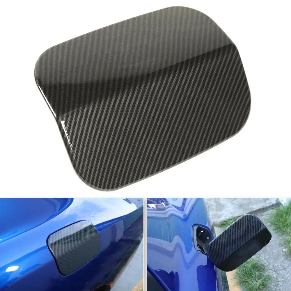 

Carbon Fiber Door Fuel Tank Gas Cap Cover Trim For Dodge Charger 2011+ Accessories