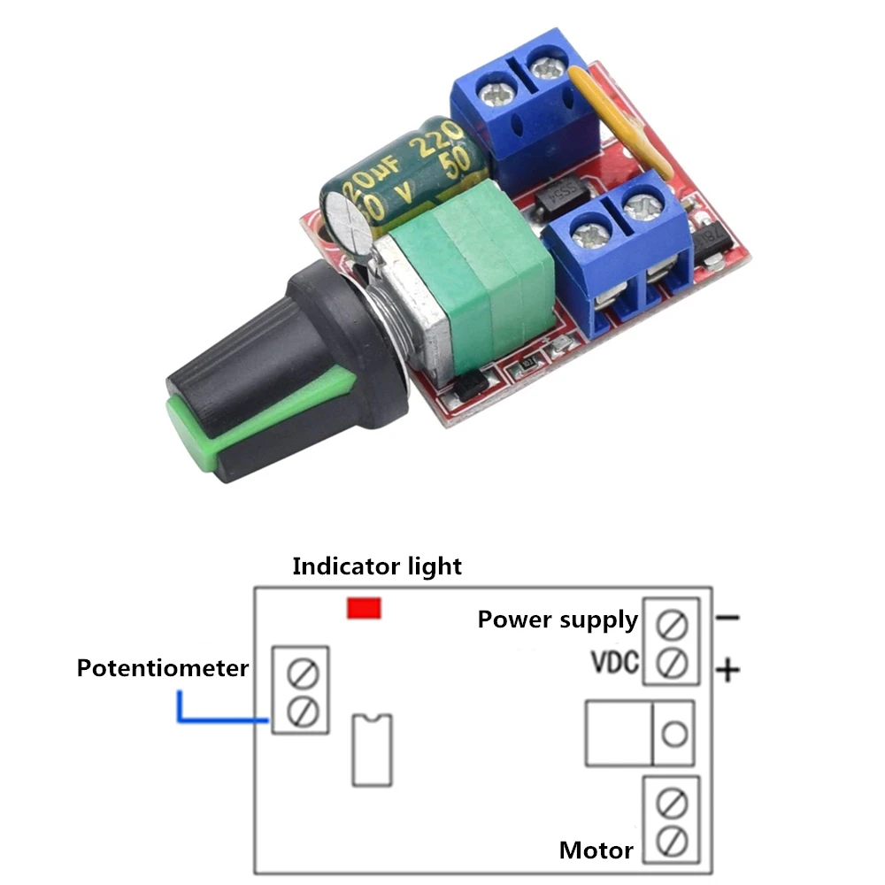 

Мини модуль регулятора скорости двигателя Interest Maker Controller