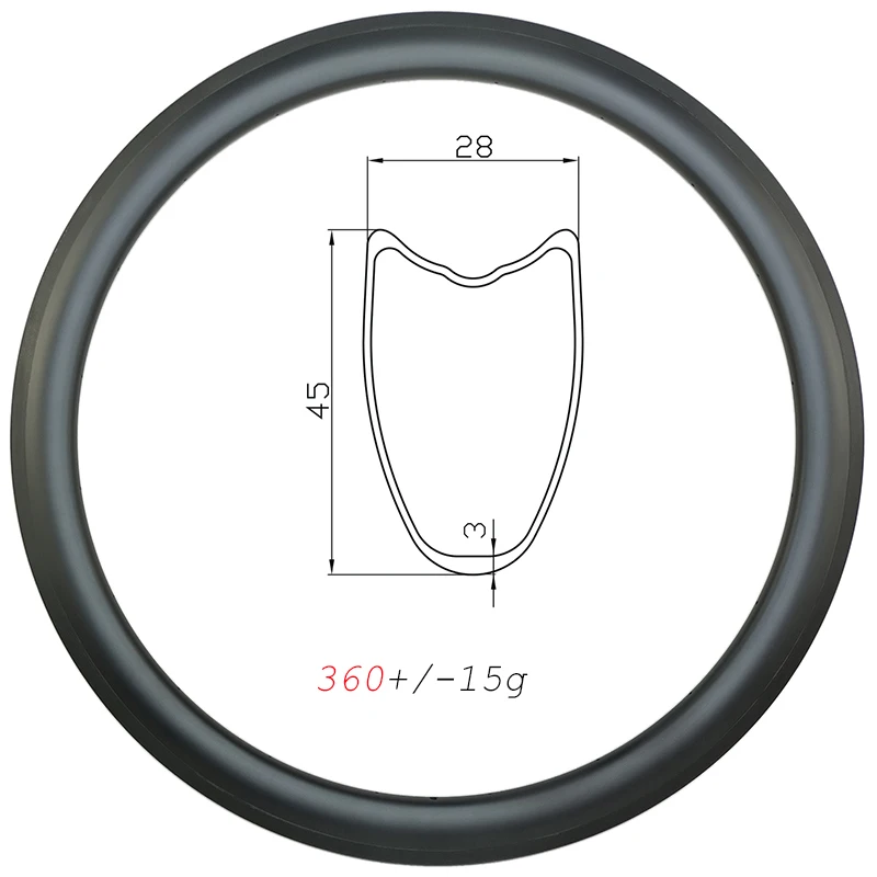 

360 г SUPERLIGHT 45 мм v-образный номерю 700C трубчатые Дорожный велосипедный обод из углеродного сплава Базальт тормозной 28 мм шириной 16 х 18 х 20 х 21 х ...