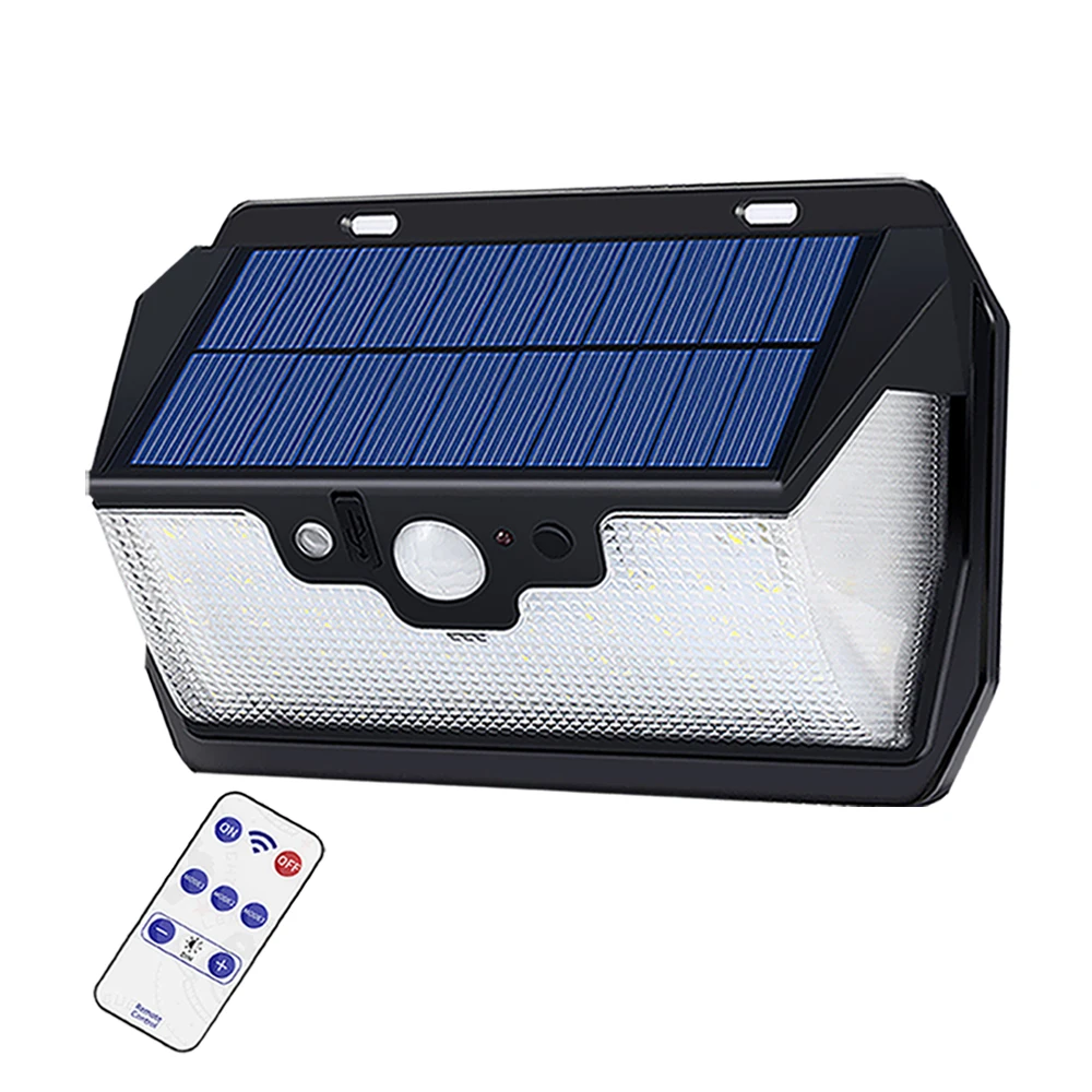 55 Led Солнечный настенный светильник безопасности энергосберегающий уличный