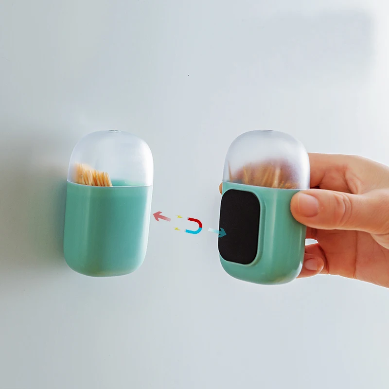 Креативная Магнитная коробка для зубочисток пластиковая стандартная стойка