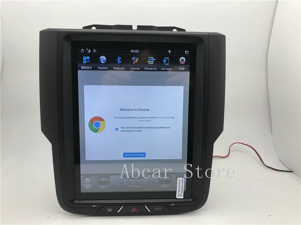 10,4 ''Tesla стиль Android 8,1 автомобильный dvd-плеер gps навигация для Dodge ram 1500- стерео CARPLAY HDMI радио авто ips PX6