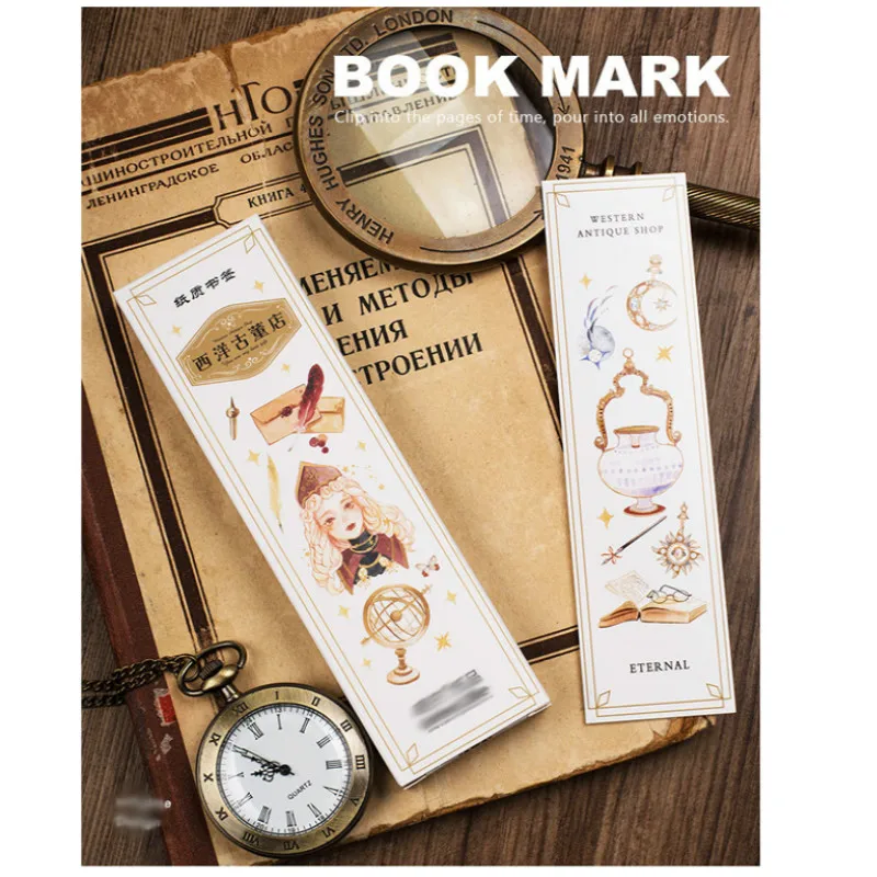 Закладки для книг в стиле Западного антикварного магазина 30 видов |
