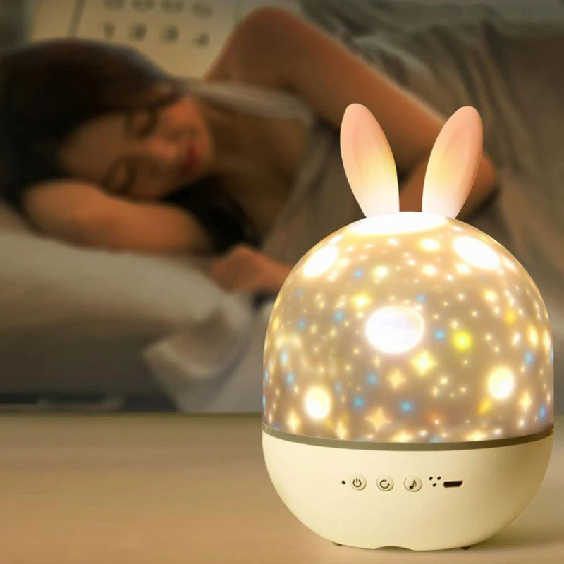 

Night Light Projector with Projection Films,360 Rotation Sky Projector Lamp,for Kids Bedroom,Christmas/Birthday, Etc