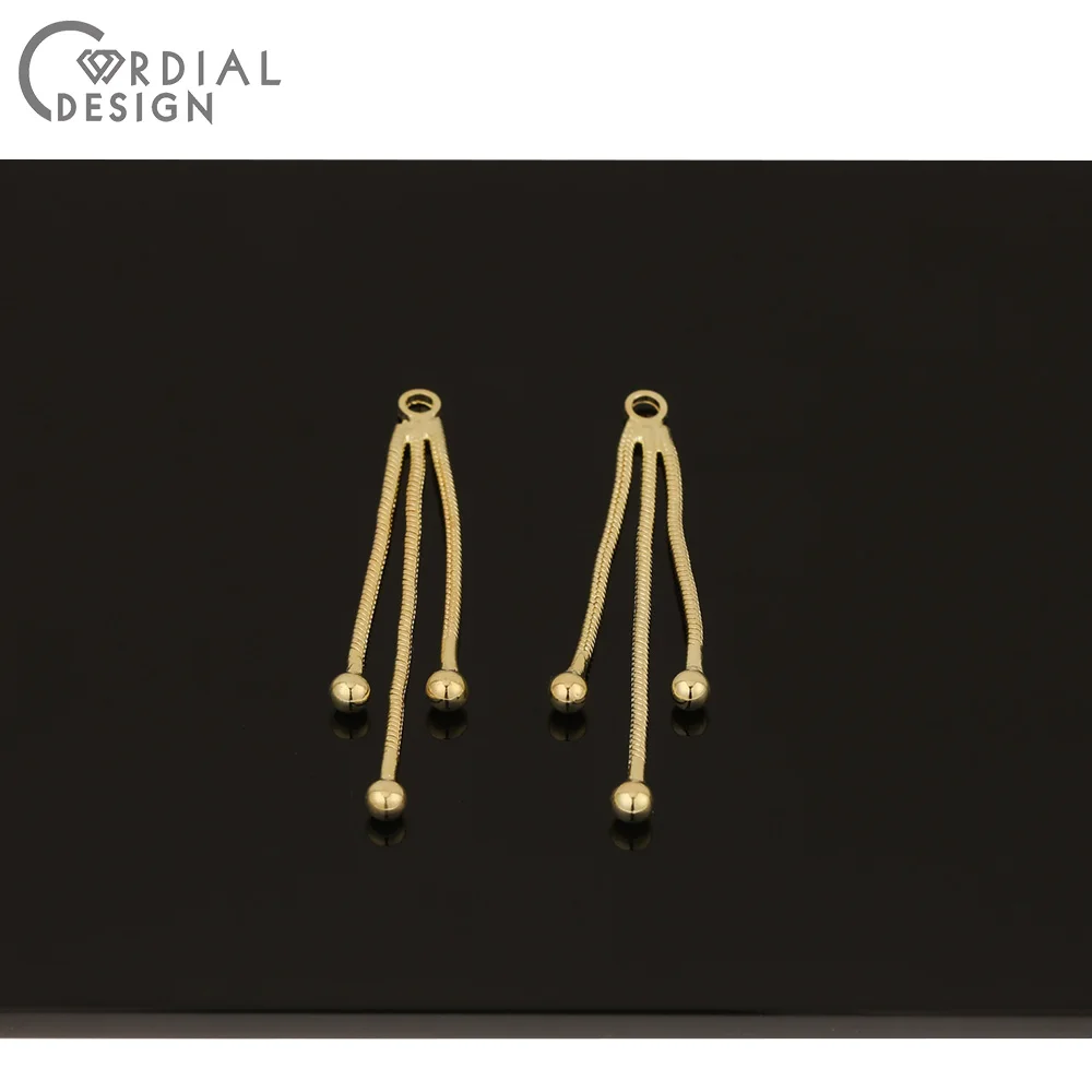 

Cordial Design 50Pcs 3*41MM DIY Earrings Making/Charms/Hand Made/Claw Chain/Earrings Accessories/Jewelry Findings & Components