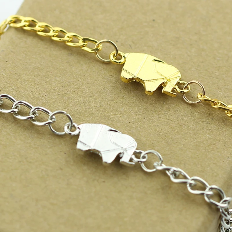 Золотой Серебряный браслет с подвесками Женские Ювелирные изделия изображением