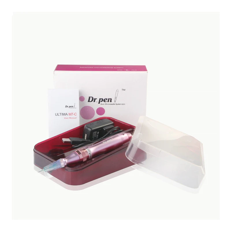 Dr. Ручка кожный перо микро иглы прокатки Системы штамп терапия M7 инструмент для
