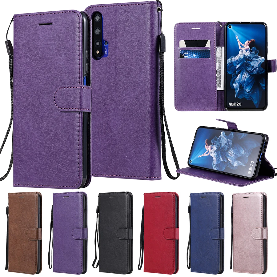 

for Huawei Honor 20 10 Lite V10 Flip Wallet Case For Huawei Honor Play 3 9X 8X 8C 8A 7X 7C 7A Pro 6X 6A 5A Leather Card Case