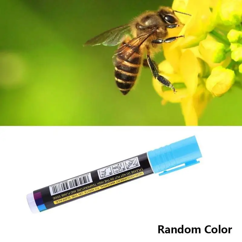 

1pcs Bee queen bee marker, convenient and not hurt king Imported marker Bee pen, Mark encircle queen the bee or the bee bee S2F8