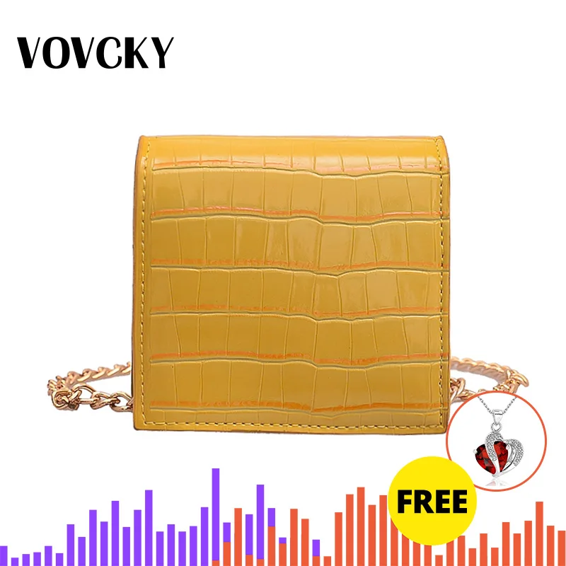 Женская сумка с крокодиловым узором мини женская через плечо маленькая на для