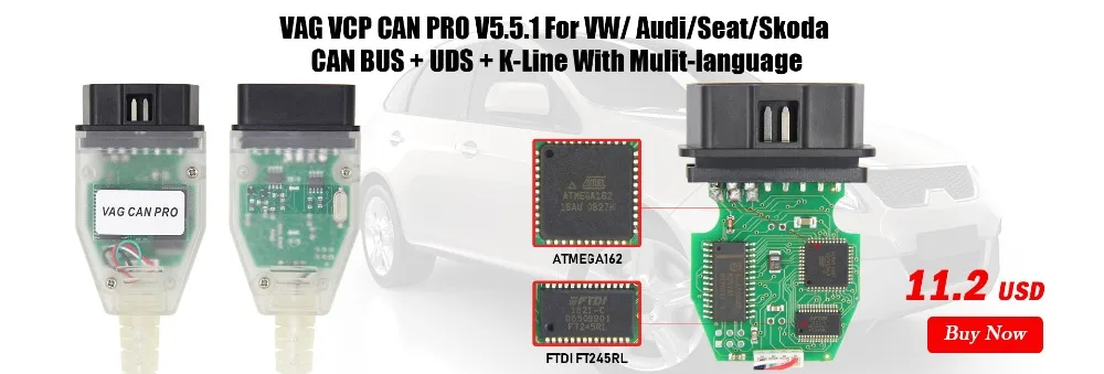 OBD2 разъем универсальный 16 Pin Мужской адаптер автомобильного диагностического инструмента