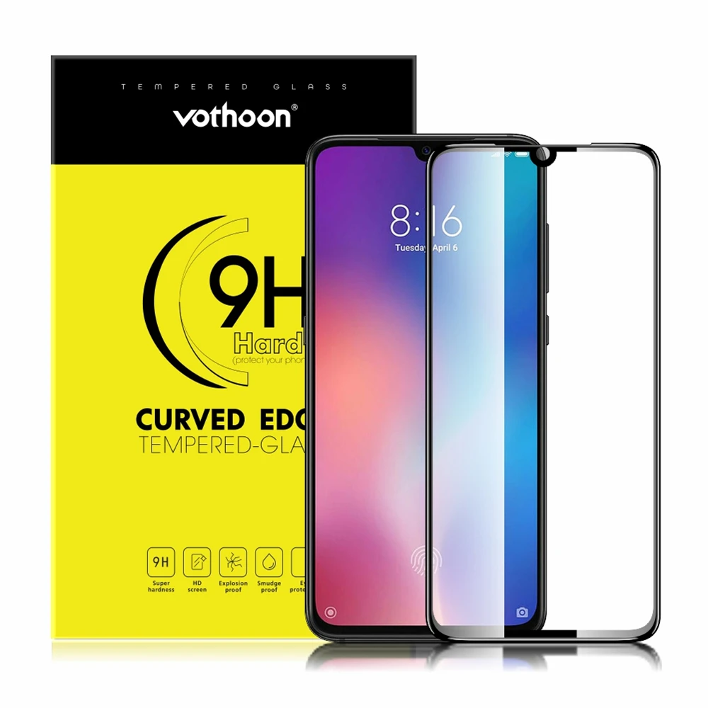 Vothoon закаленное стекло для Xiaomi mi 9 se cc9e 8 se 8 lite 8 Pro Полное покрытие Защита экрана для Xiaomi mi Play mi x 2 3 стекло