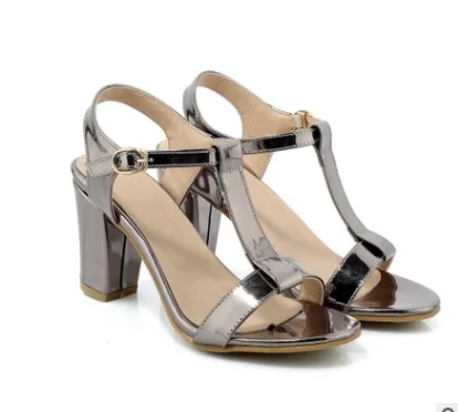 2018 Модные женские брендовые новые босоножки на очень высоком толстом квадратном