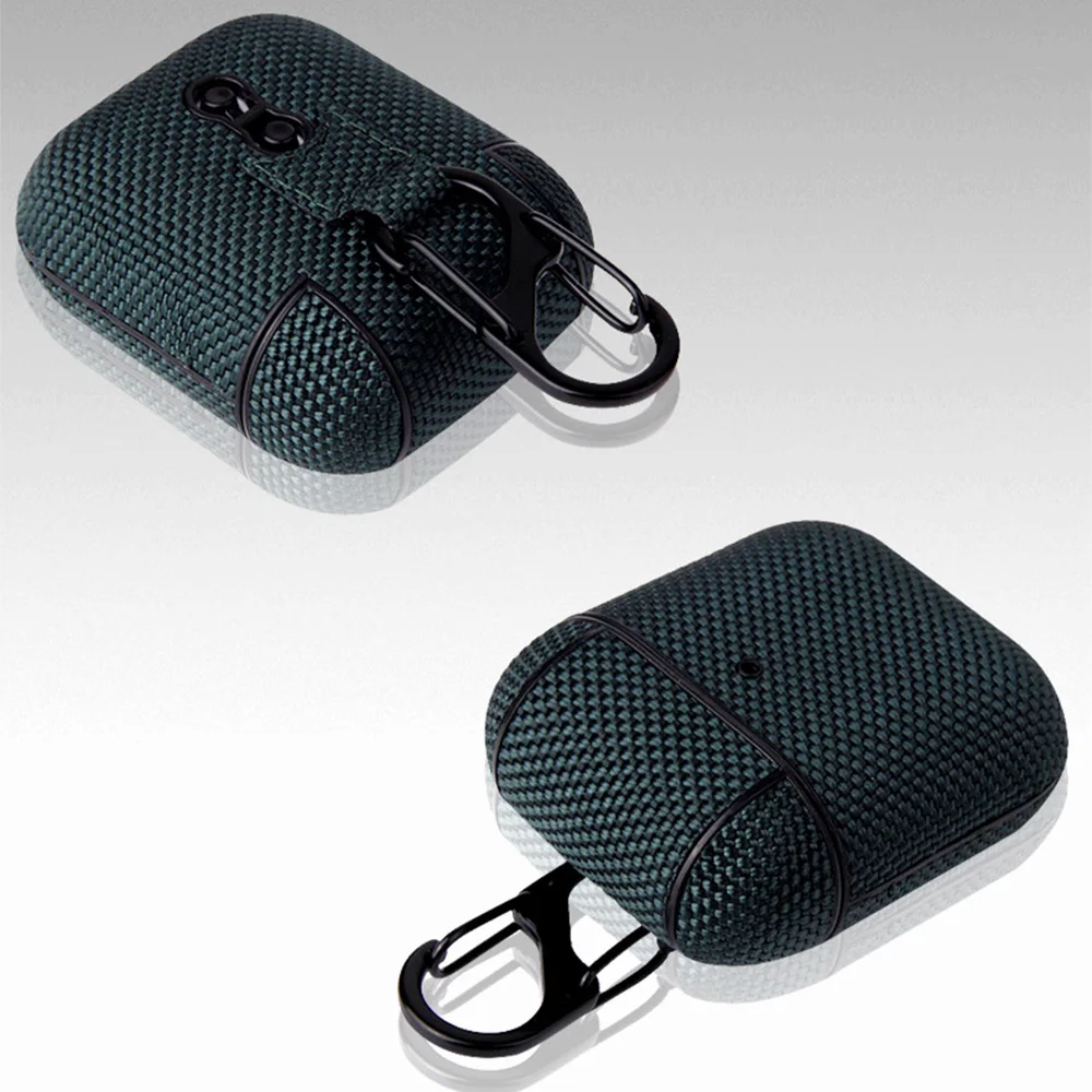 Тканевые наушники чехол для Airpods Pro открытым доступом к зарядному отверстие ретро