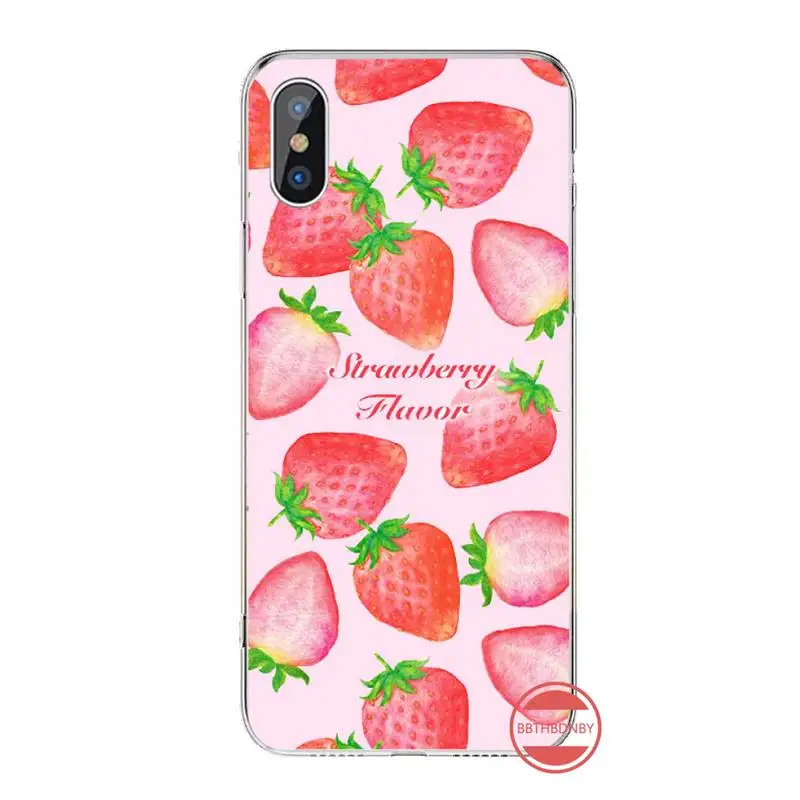 

Pink Cherries Cherry Strawberry Phone Case For iphone 12 5 5s 5c se 6 6s 7 8 plus x xs xr 11 pro max