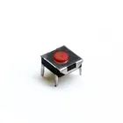 200 шт 500 шт 6,2*6,2*2,5 4Pin DIP 12V 0.5A кнопочный переключатель Микро тактильный такт прямой патч самосброс прерыватель