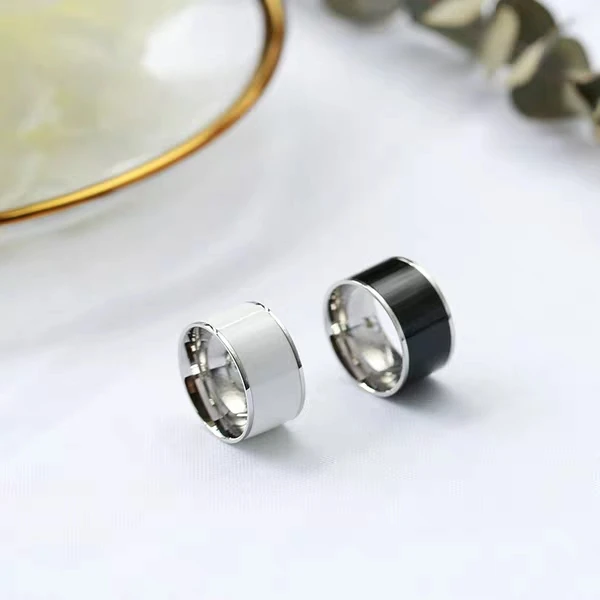 Модное очаровательное кольцо оригинальная керамическая копия мужское Женское