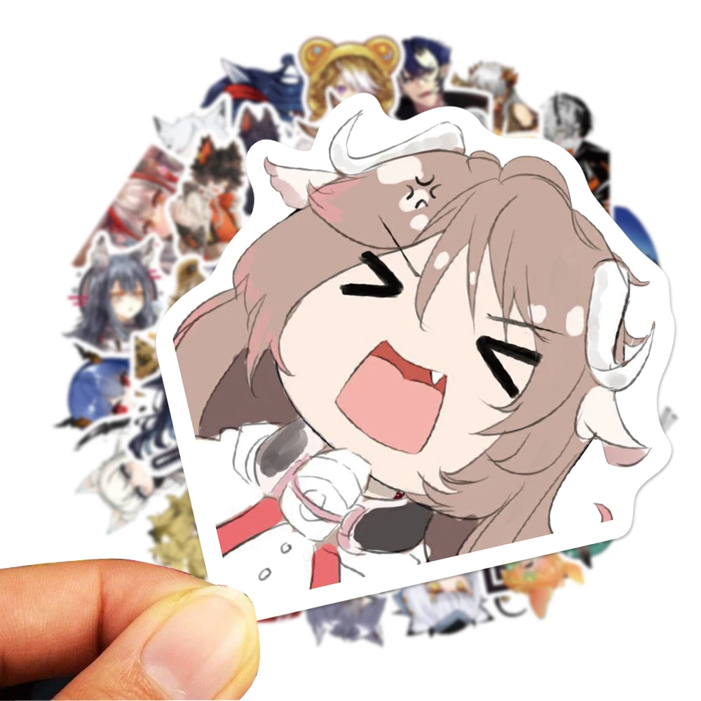 10/50 Buah Stiker Ksatria Anime Jepang Tahan Air Helm Mobil Laptop DIY Stiker Decal Keren Bagasi Skateboard Gitar Sepeda