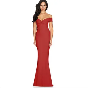 Bridesmaids Dresses for Women Boat Neck Ruffles Mermaid/Trumpet Backless Sexy Dress Elegant Vestidos Bridesmaid Dresses
