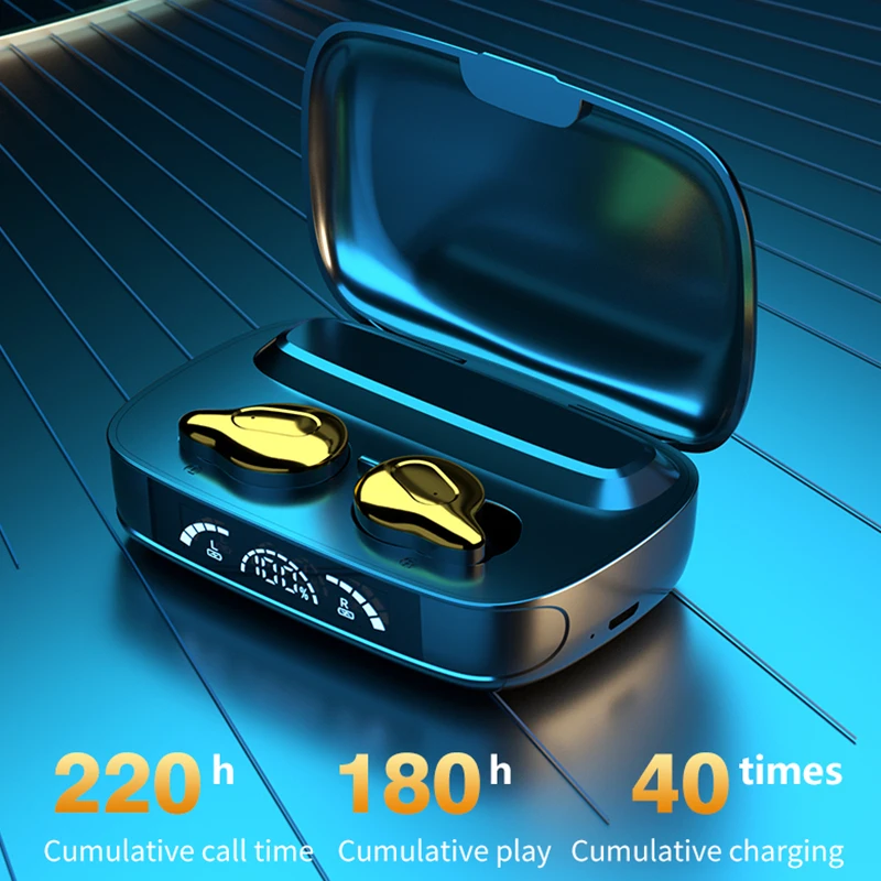 

C10 TWS Earbud Headphones Wireless Headset Touch Control Earphone 9D Surround Stereo Lossless Noise Reduction Gaming Headphones