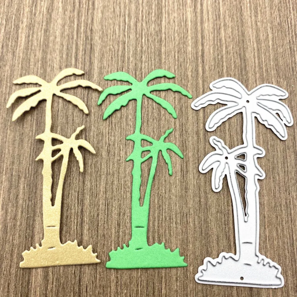 

Coconut Tree Frame Metal Cutting Dies Stencils for DIY Scrapbooking DIY Paper Cards Photo Album Decorative 2020 New Dies