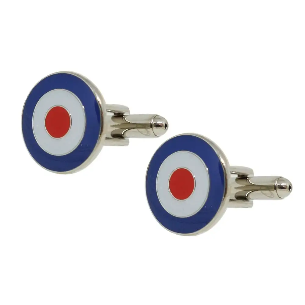 Mod Target круглые запонки в горошек для мужчин Запонки на подарок свадебный костюм