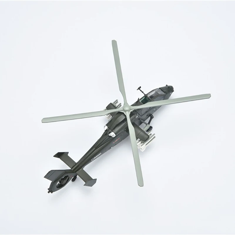 

Литый под давлением 1:100, совершенно новая модель самолета Z19 Gunship, готовая модель мини-истребителя, коллекция украшений для рабочего стола