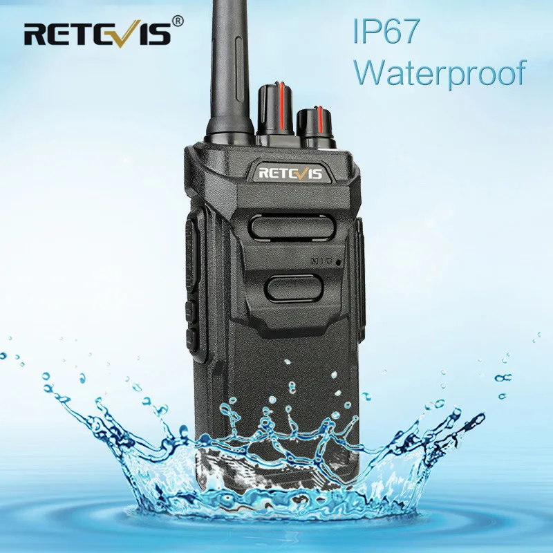 Водонепроницаемая рация RETEVIS RT48 IP67 2 Вт UHF FRS без лицензии портативный