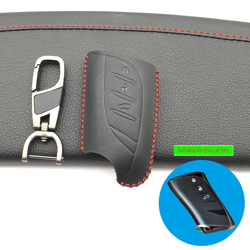 Высококачественный 100% кожаный смарт-чехол для автомобильного ключа стиль Lexus ES