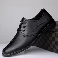 spring autumn dress shoes for men 2022 genuine leather comfortable soft casual shoe youth elegant office formal shoes size 37 46