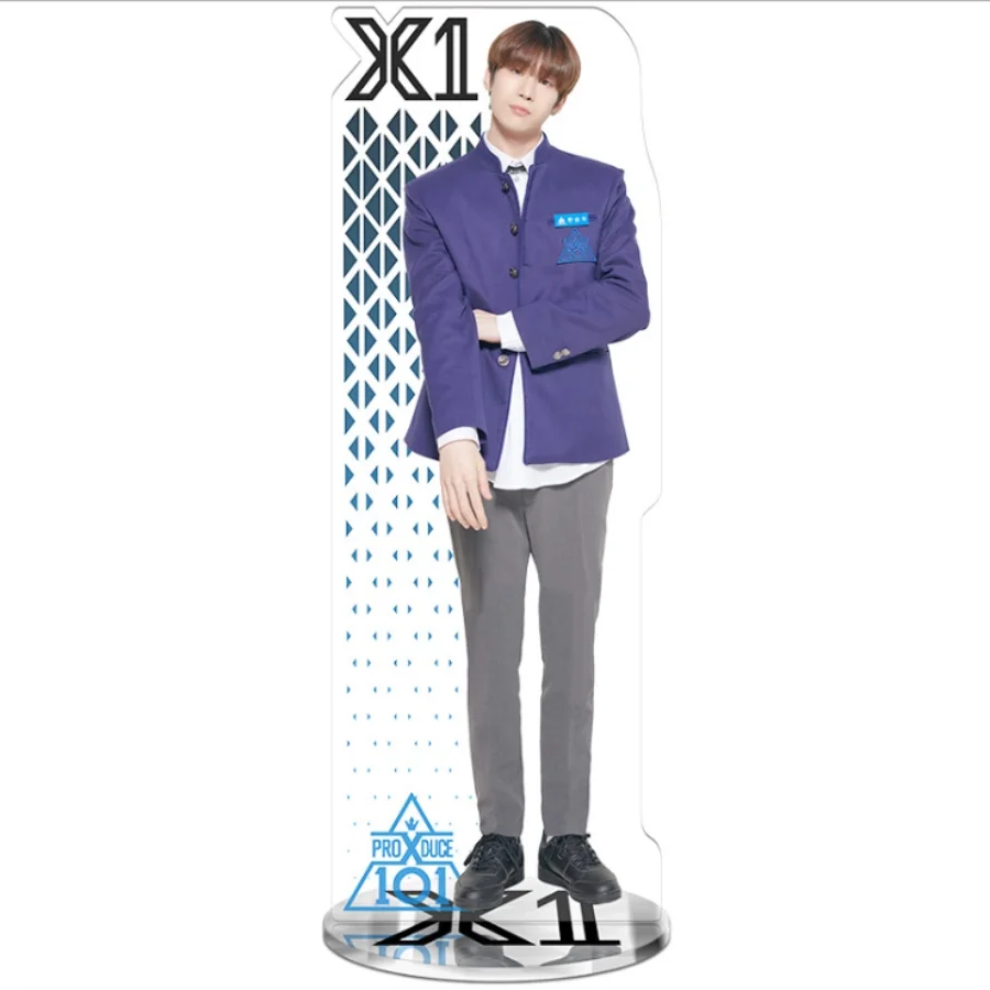 Kpop X ONE Standing Action Table Decor Song Hyeong Jun Son Dong Pyo Acrylic Standee Action Figure Doll 22cm Produce x 101