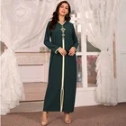 Abaya Дубай Турция мусульманский модный хиджаб платье мусульманская одежда африканские длинные платья для женщин халат мусульманский Djellaba Femme