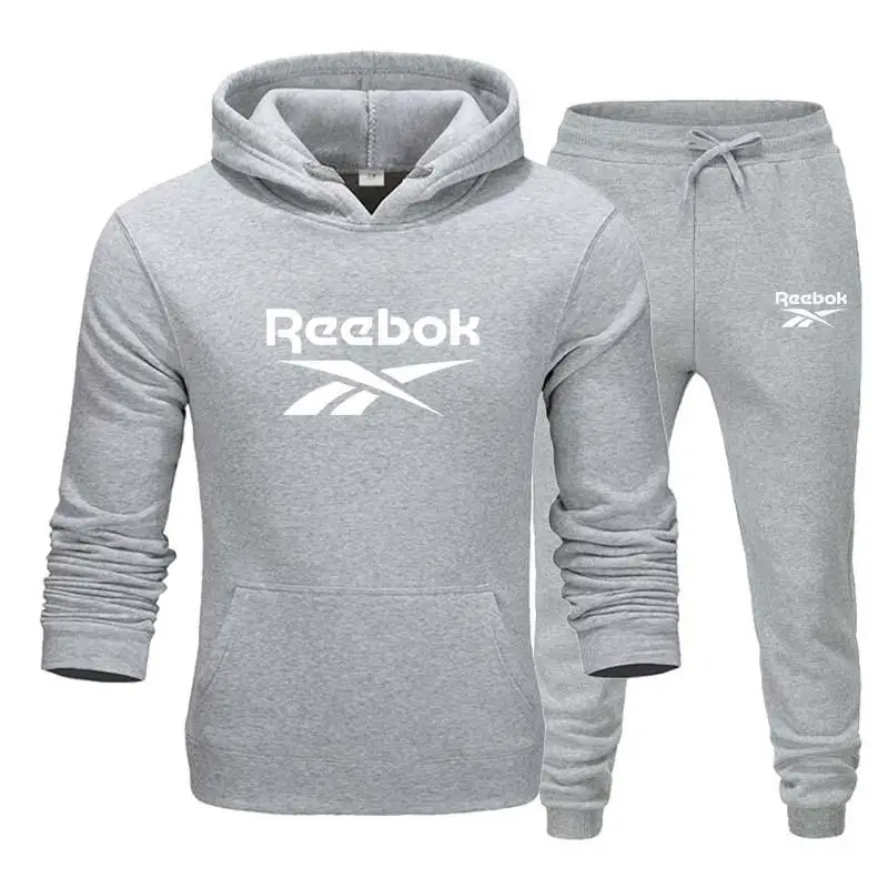 

2021 new casual two-piece men's wear, zipper sportswear, Hoodie, sportswear set,