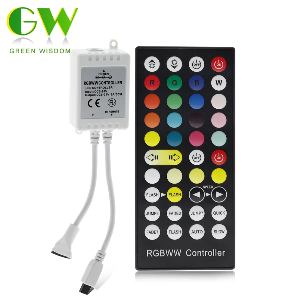 Светодиодный RGB ИК пульт дистанционного управления DC12V 24Key/44 Key двойной выходной