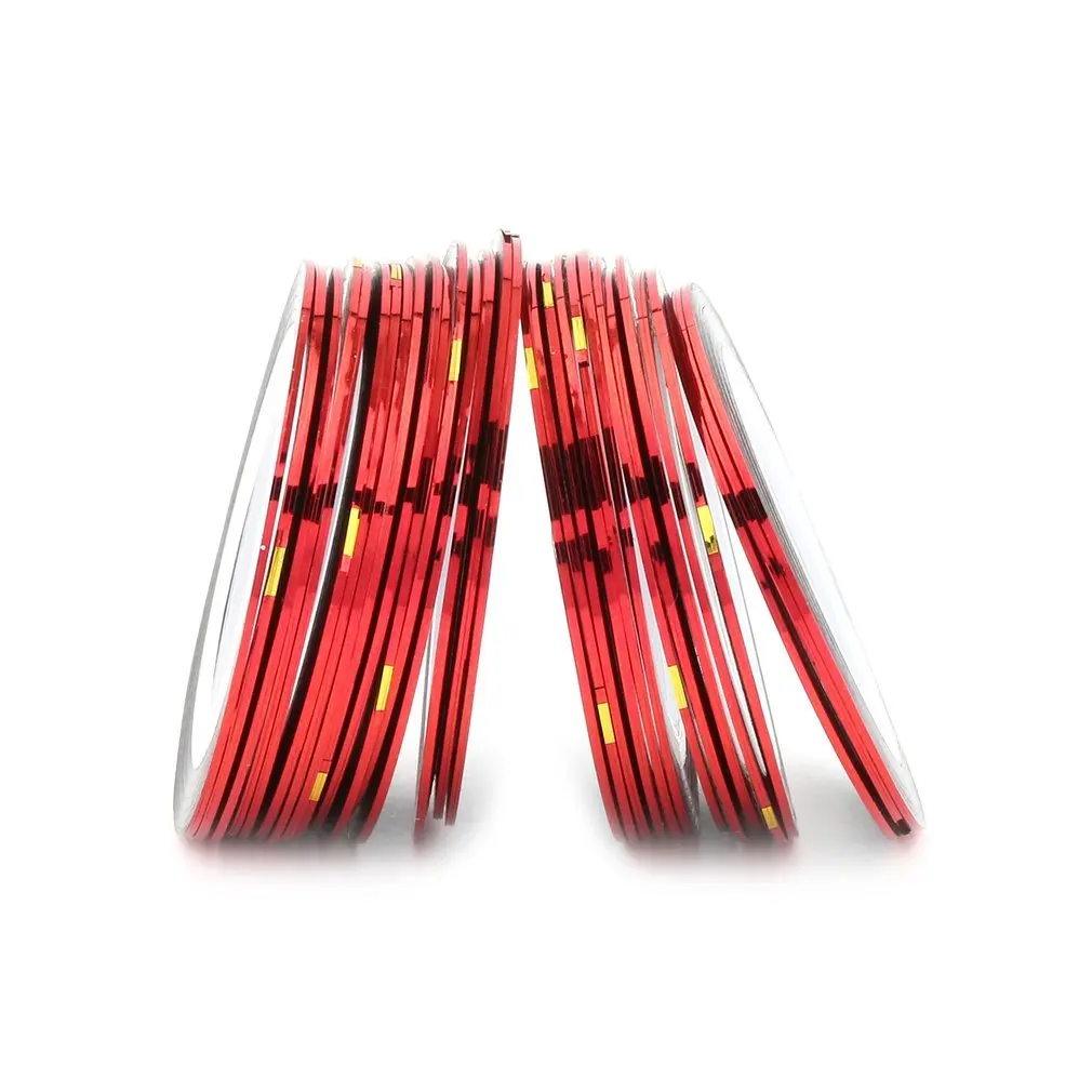 30 шт рулонов 3D чередование ленты линии наклейки Советы DIY Дизайн ногтей