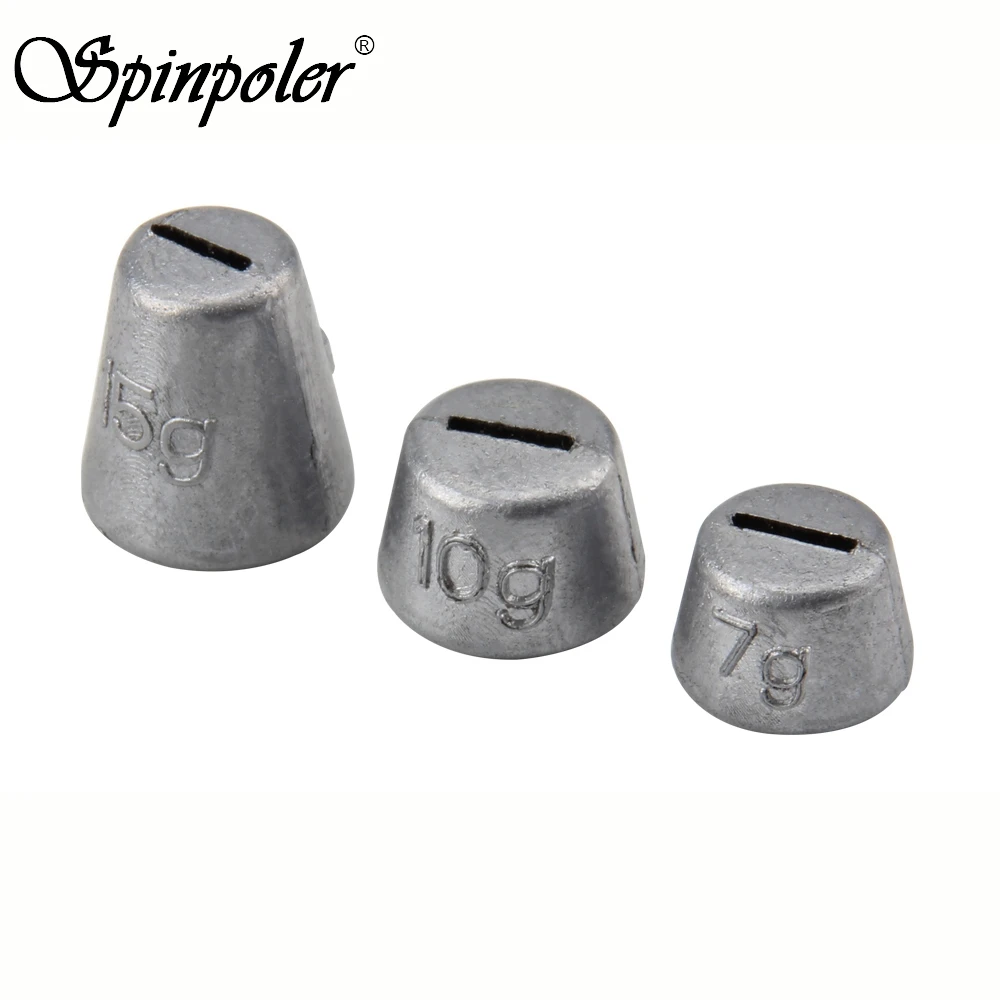 Рыболовные свинцовые грузики Spinpoler аксессуары для спиральной рыболовной ловли