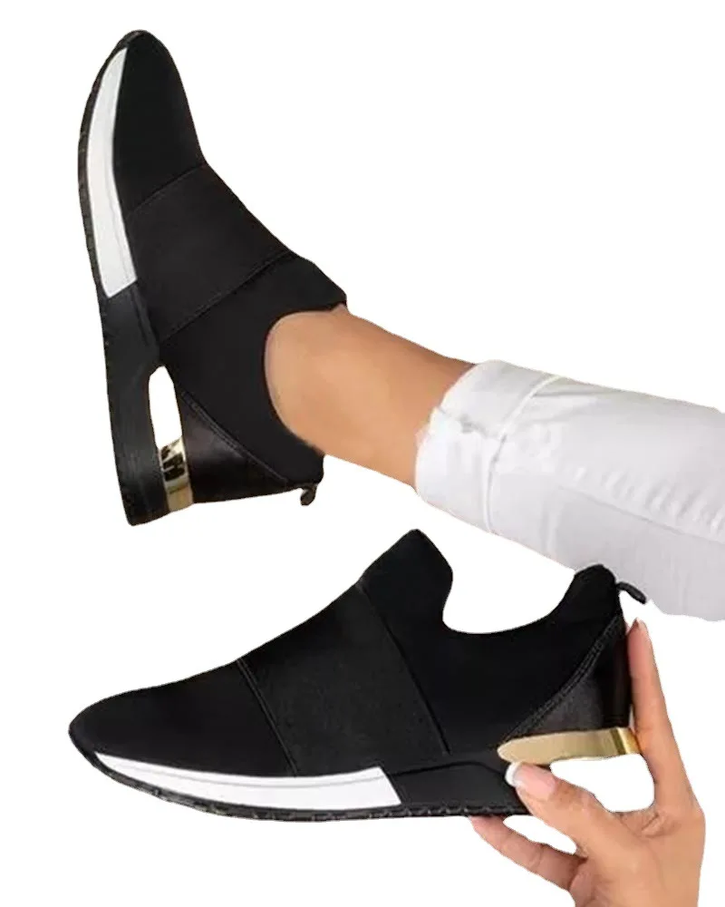 

Vulcanize Shoes Sneakers Women Shoes Ladies Slip-On Knit Solid Color Sneakers for Female Sport Mesh Casual Shoes for Women490