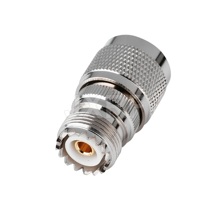 JXRF RF Coaxial Adapter N Type Male to UHF SO239 PL-259 Female Connector