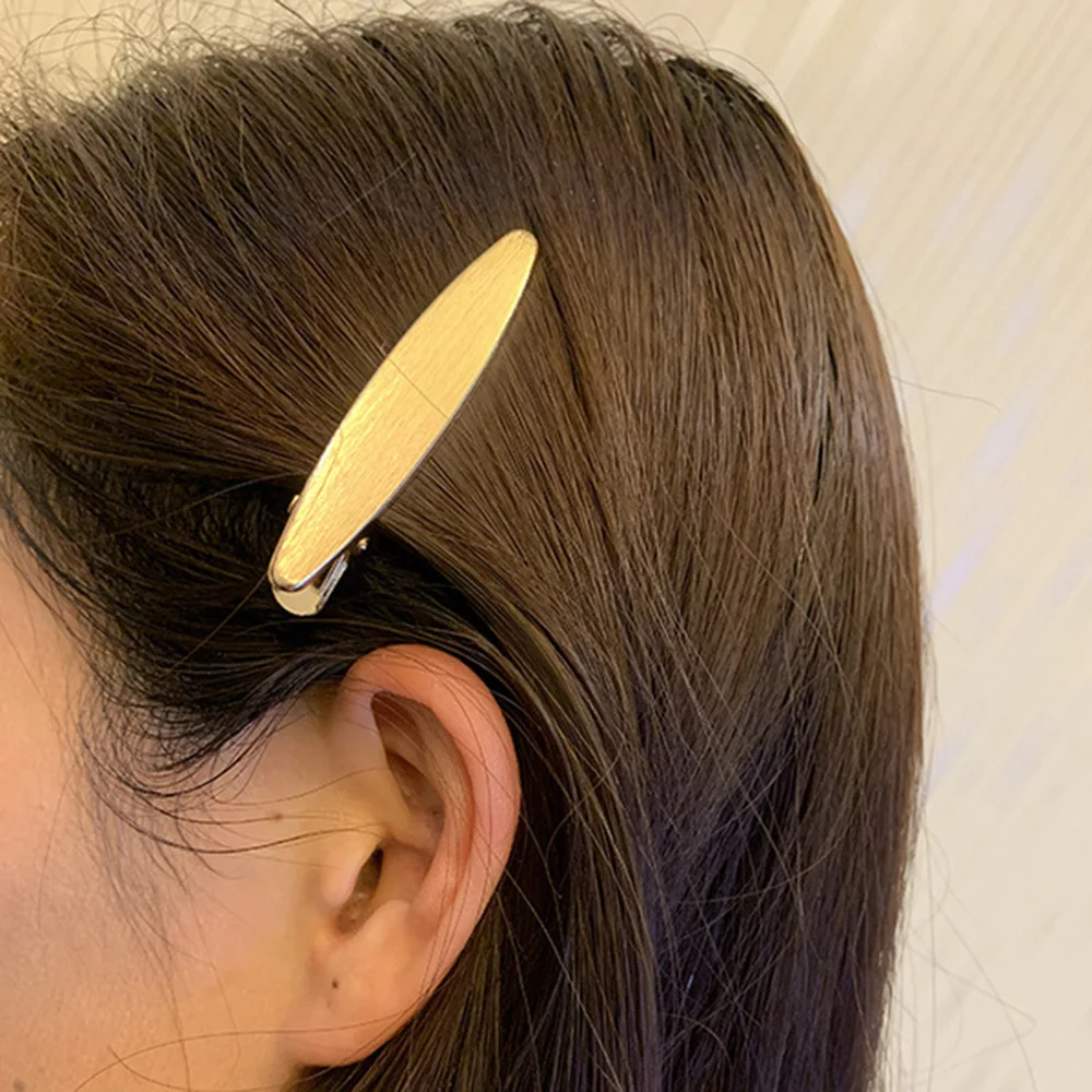

Gold Silver Color Hairpin For Women Punk Geometric Hair Clips Hairwear Bridal Fashion Jewelry Accessories