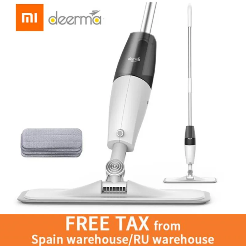 Xiaomi экологическая цепь бренд-Deerma водяное распыление Swiper Швабра из углеродного волокна вращение на 360 для умного дома