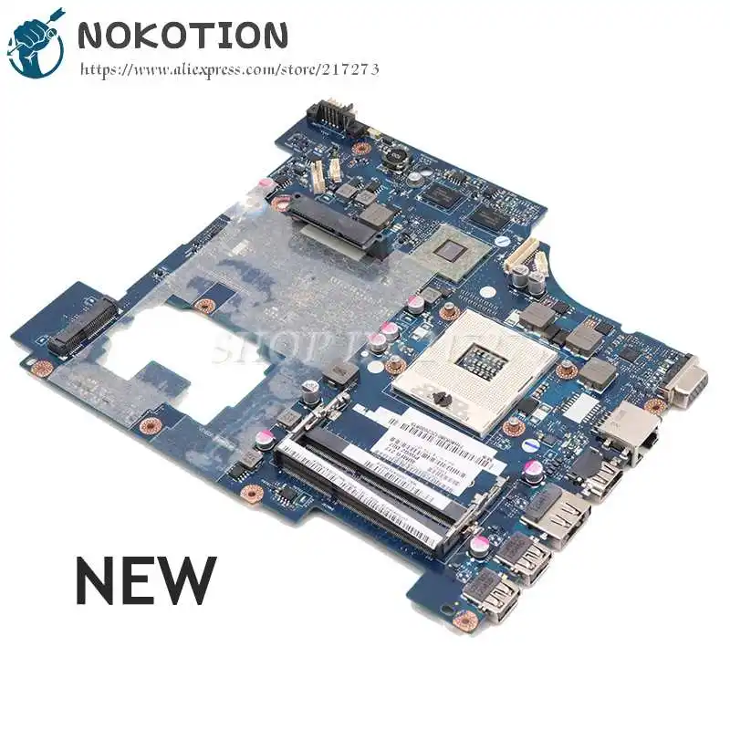 

NOKOTION PIWG2 LA-6753P REV1.0 MAIN BOARD For Lenovo G570 Laptop Motherboard HM65 DDR3 HD 6630M Series Graphics