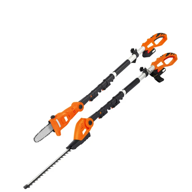

20V 2 in 1 li-ion cordless pole chainsaw/hedge trimmer