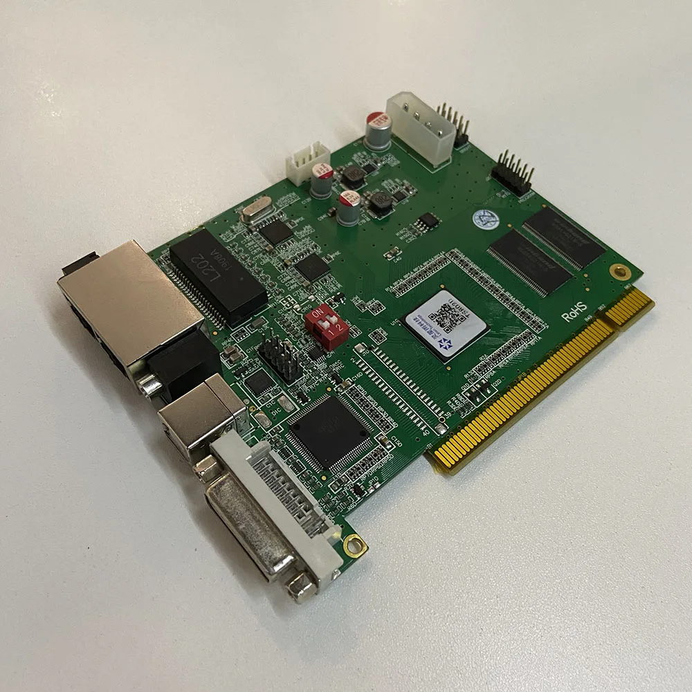 Linsn TS802D полноцветный rgb светодиодный дисплей TS802 отправка карты светодиодный контроль поддержка полноцветный Одноцветный или двухцветный СВЕТОДИОДНЫЙ дисплей