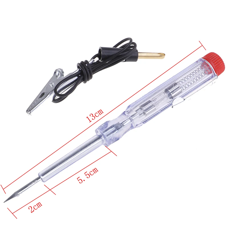 

Hot Sale 6V-24V DC Probe Light System Test Probe Lamp Auto Car Light Circuit Tester Lamp Voltage Test Pen Detector