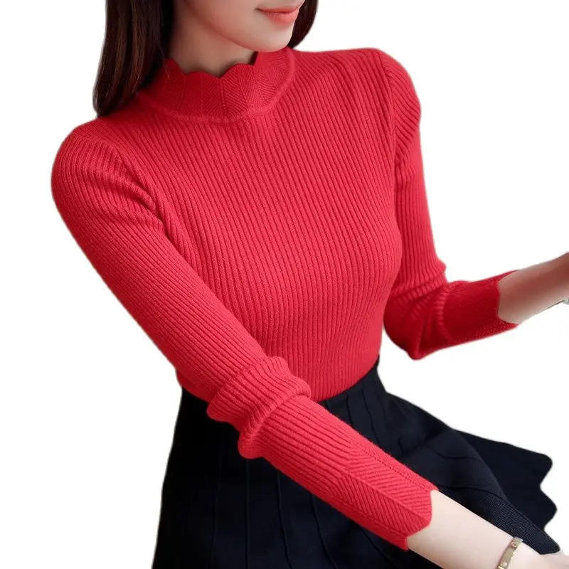 2021 Ограниченная серия Ohclothing новая зимняя Корейская Тонкая Вязаная кружевная