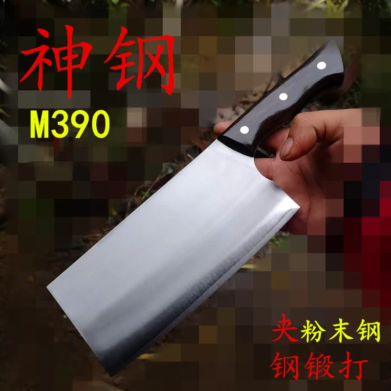 Стальной кухонный нож Yeelong M390, Ручная ковка, поварской нож мясника, мясника, овощерезка с черной ручкой от AliExpress RU&CIS NEW