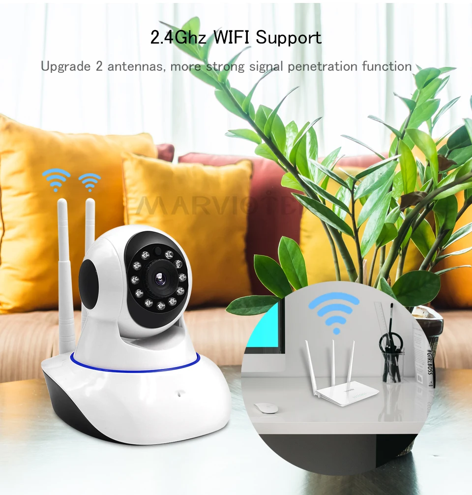 Беспроводная ip-камера, wiFi, камера видеонаблюдения, WiFi, домашняя камера видеонаблюдения, 1080 P, детский монитор, двухстороннее аудио, ночное видение