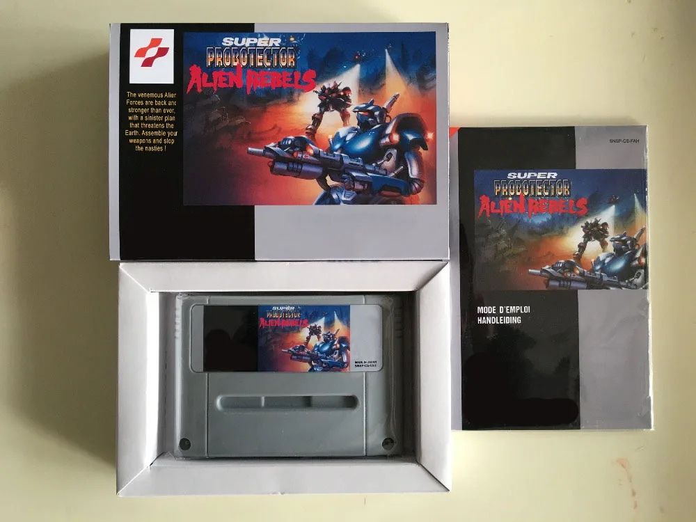 16-битные игры ** Super Probotector Alien Rebel (Французская версия PAL! Коробка + инструкция